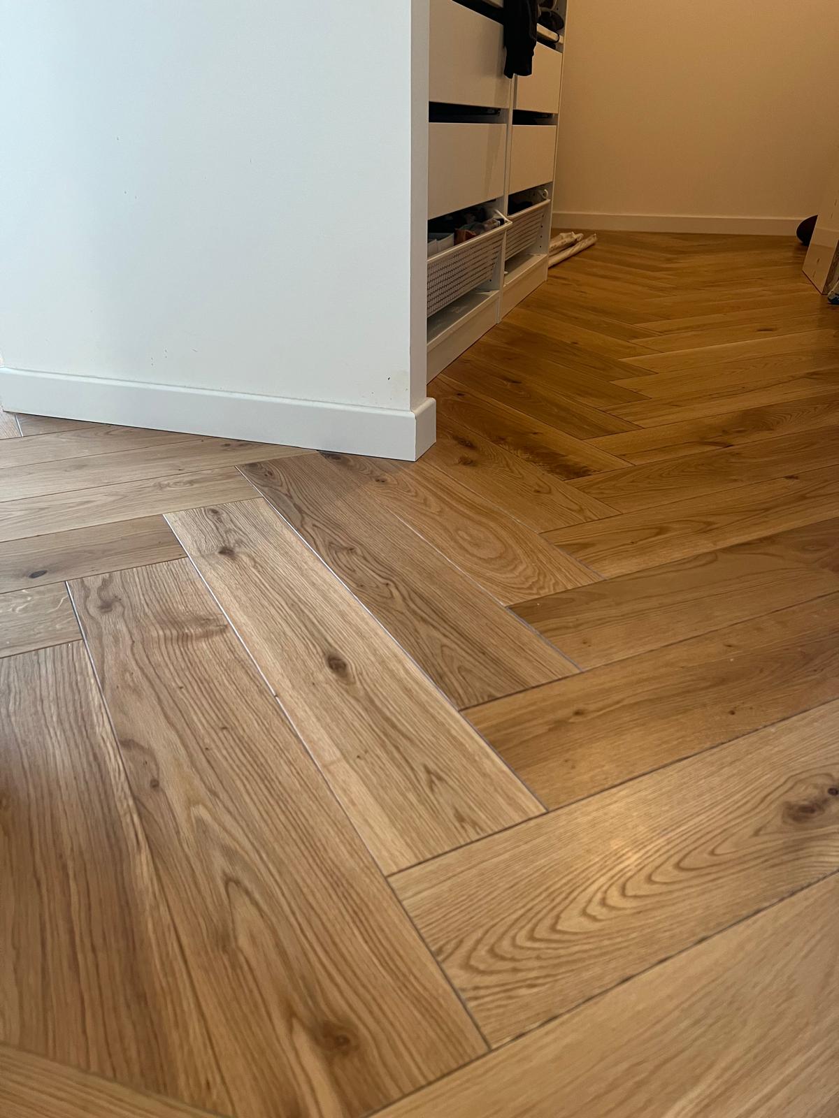 parquet baton rompu avec noeuds